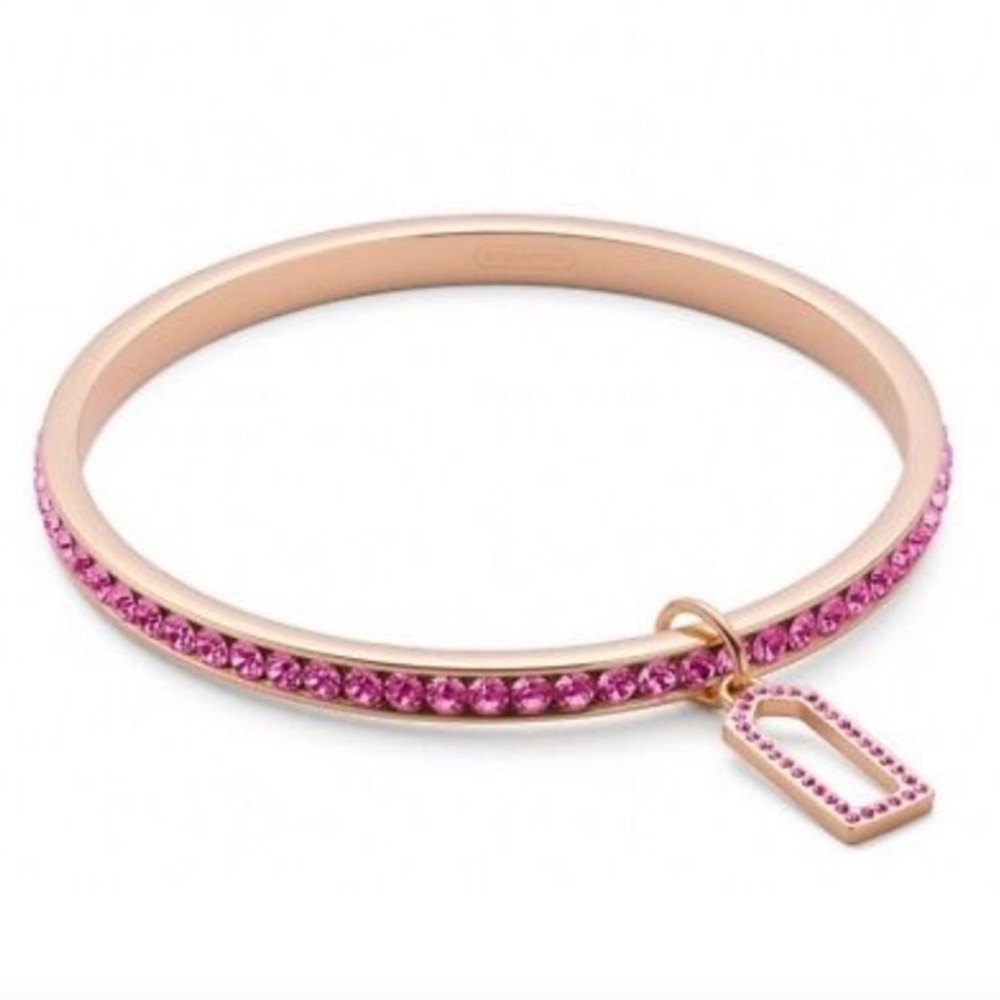 Rose Gold Coach Swarovski Bangle